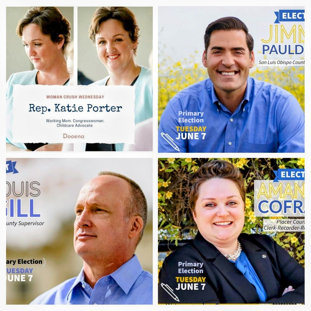 miracleguppy's tweet photo. 🗳💥TIME 4 CA PRIMARY💥🗳
☀️ Returned Signed Ballot By Mail Or Drop Box NOW
☀️ VOTE In Person JUNE 7 7am-8pm
Info: https://t.co/r7UykEauTH
#PostcardsToVoters #VoteCA #CADem #Cofran4Placer
#VoteKatiePorter #Gill4Kern
#WorkingForPlacer #PauldingForSupervisor https://t.co/nXSDD1tYeB