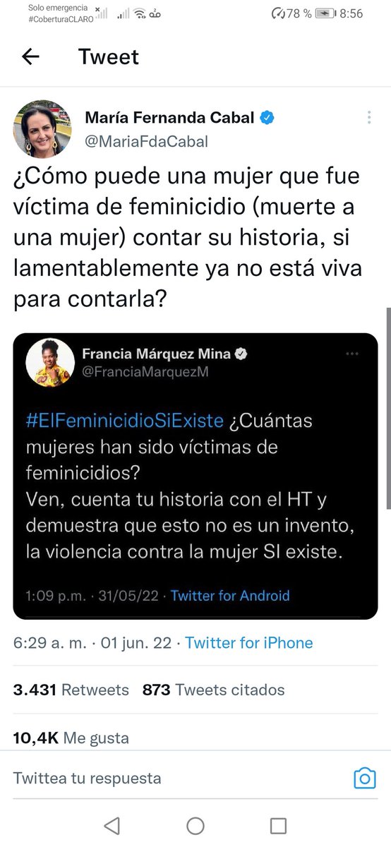 javing24's tweet photo. En serio usted es senadora? @MariaFdaCabal En serio usted representa ala mujer en el congreso? Usted cada vez da más vergüenza.
Significado #FENINICIDIO Segun la ONU  https://t.co/PinIq8J94R https://t.co/mWUVeGhkst