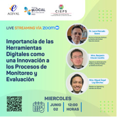 MercaeiMx's tweet photo. Acompaña a nuestro Director General, Dr. Lauro Mercado, y entérate de la importancia del uso de las herramientas digitales en los procesos de monitoreo y evaluación, este 2 de junio a las 12:00 hrs. 
#gLOCAL2022 #ACEVAL
Regístrate en el siguiente link:
https://t.co/em0XnpD153 https://t.co/1XZbV1ndHX