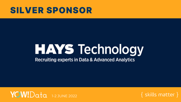 yow_conf's tweet photo. Thank you @HaysAustralia as a #YOWData #techconference SILVER sponsor!
They're the experts in recruiting talented professionals across the full digital product lifecycle. And they love supporting the local tech community! https://t.co/eqOfixN8HS https://t.co/gzgJMHCh6s