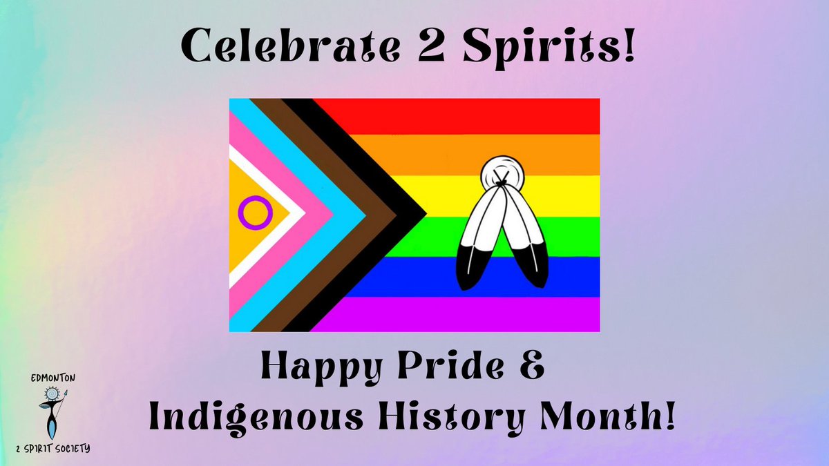 e2s_2's tweet photo. Happy Pride and Indigenous History Month! June is a celebration of 2 Spirit people! For many gender and sexually diverse Indigenous people, colonization has made it difficult for us to live in our truths. We're here to break down barriers, rewrite narratives 1/2 https://t.co/BRhogZC8Xh