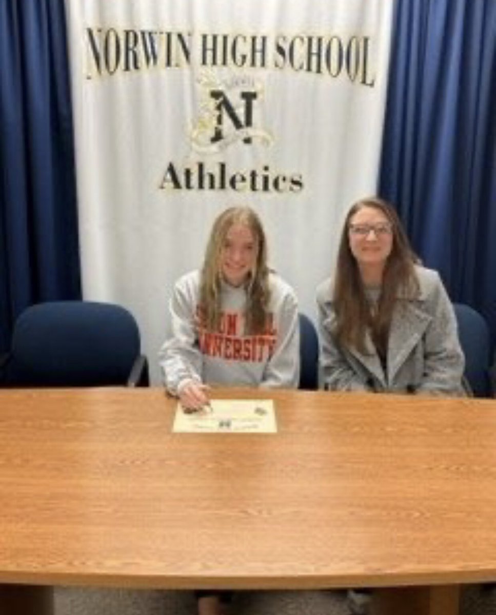 Congrats to Track &amp; Field seniors officially signing to compete in college: Aaron Schmook (Kent State), Triniti Joy (Embry-Riddle for XC), and Layla Robertson (Seton Hill).