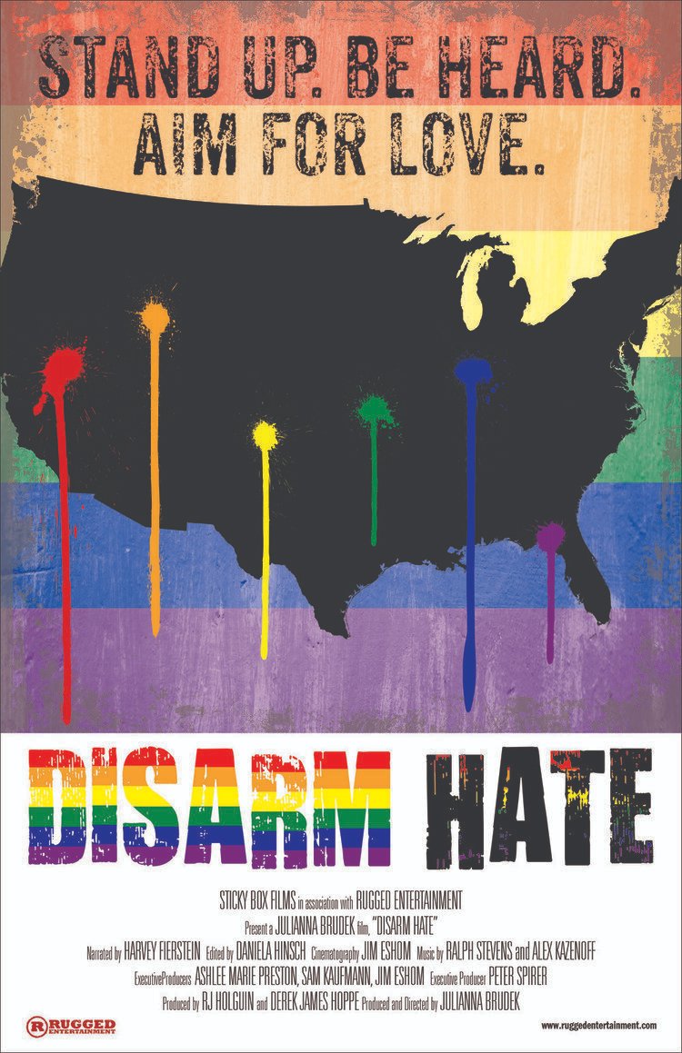 stevejcreative's tweet photo. On this day, a poster I designed for the must-see #Documentary  film "#DisarmHate." https://t.co/mM9lWJk9PY