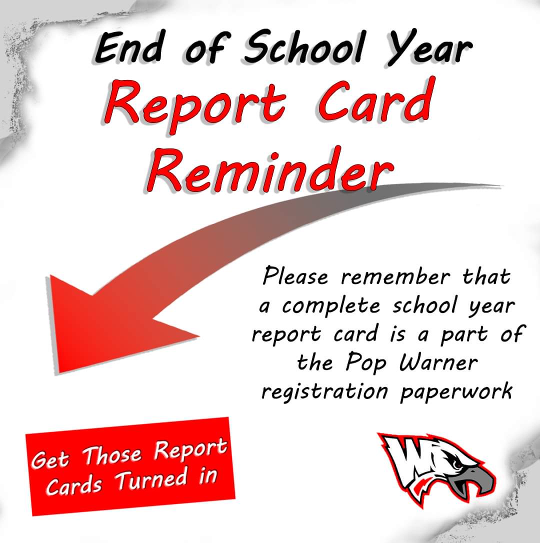 WYFCACT's tweet photo. With the school year fastly approaching, it's important to remember to save a copy of your child's final report card for registration. https://t.co/RayO9B7i3J