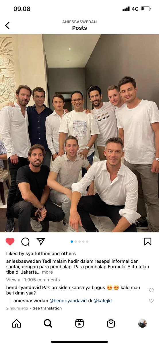 ___armii's tweet photo. @aniesbaswedan @FIAFormulaE @Jakartaeprix @nyckdevries Kaos nya aja membantu UMKM loh ga perlu capek nyinyir, pada bnyak yg nanyain beli dmn, dan di respond hangat 👏🏻 proud of you pak @aniesbaswedan salute https://t.co/lticDHsVuq