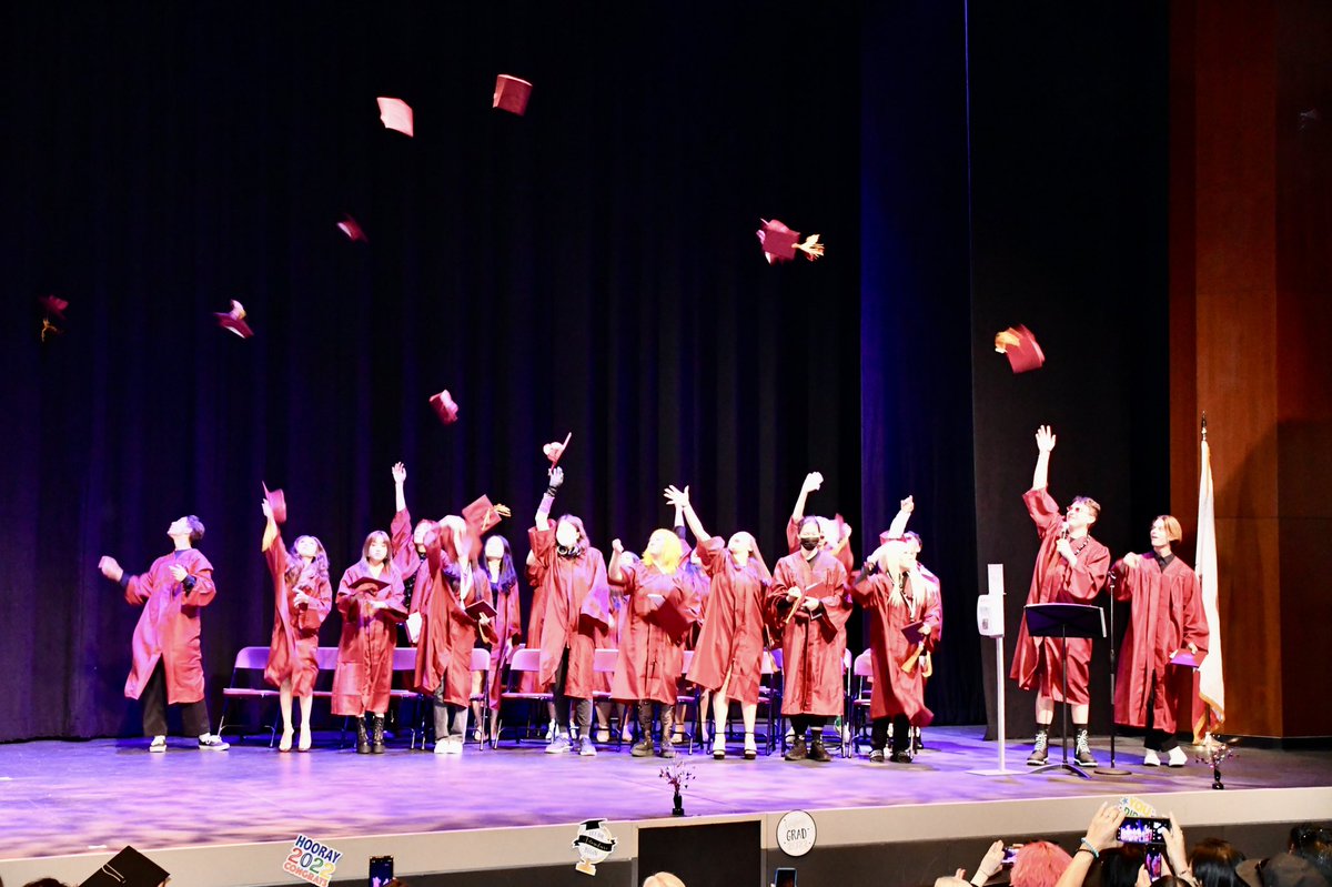 A huge congratulations 🎉 to the Rancho High School Class of 2022!!! Way to go Wolverines!!!
We are so proud of you! 
❤️💜🥳🤩❤️💜