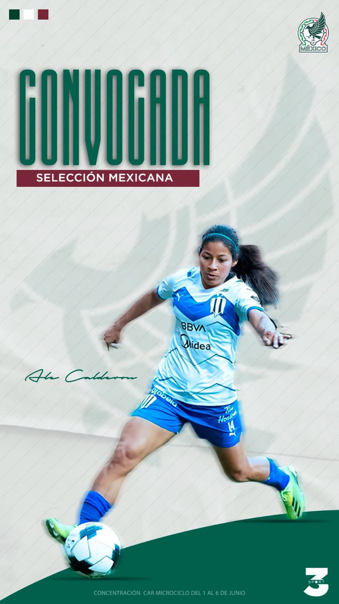 threesportmx's tweet photo. Felicidades @Alelua1515 y @lizbethovalle7 por su convocatoria con @Miseleccionfem 👏🏻👏🏻
¡Éxito! https://t.co/n4lNjeUlAg