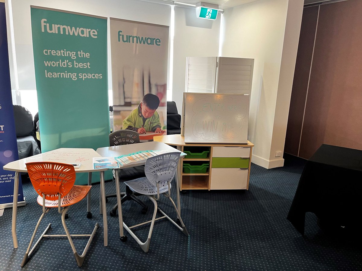 Calling GM Sponsors - Sale Diocese Catholic School Principals Conference delegates! There is still time to enter our prize draw to win our versatile, mobile and compact Whiteboard Teaching Station. Simply visit the Furnware stand today.