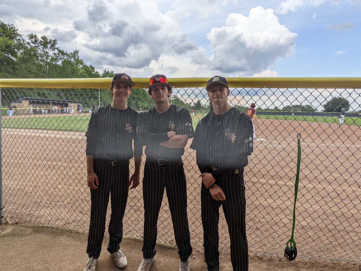 Rain shortened our first <a href="/SuburbanLgOH/">Suburban League</a> All-Star game today. It was great to see <a href="/joshuakupetz00/">Joshua</a> <a href="/JRMoore54/">Jeremy Moore</a> and <a href="/EthanHammond13/">Ethan Hammond</a> in their Stow gear one more time.
