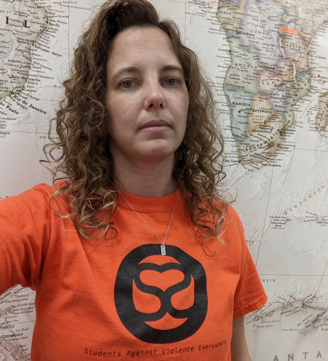 MsRiegert's tweet photo. I'm so pissed I still have this shirt, so pissed I have posters from the last time. I'm so pissed this isn't ending. We said no more, but here we are again. #guncontrol https://t.co/3CkG3NSPcw