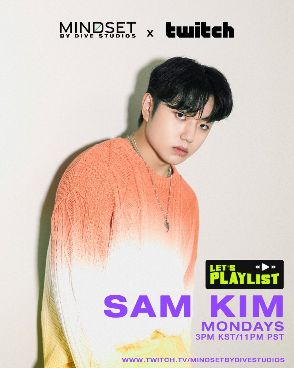 thedivestudios's tweet photo. Introducing a NEW Twitch show series, “LET’S PLAYLIST” with your hosts Sam Kim, Ashley Choi &amp; Denise Kim. Each week your hosts will talk about all things music, life &amp; a chance to interact with you guys LIVE.

#LetsPlaylist_SamKim #LetsPlaylist_AshleyChoi #LetsPlaylist_DeniseKim https://t.co/4Hr5aybodL