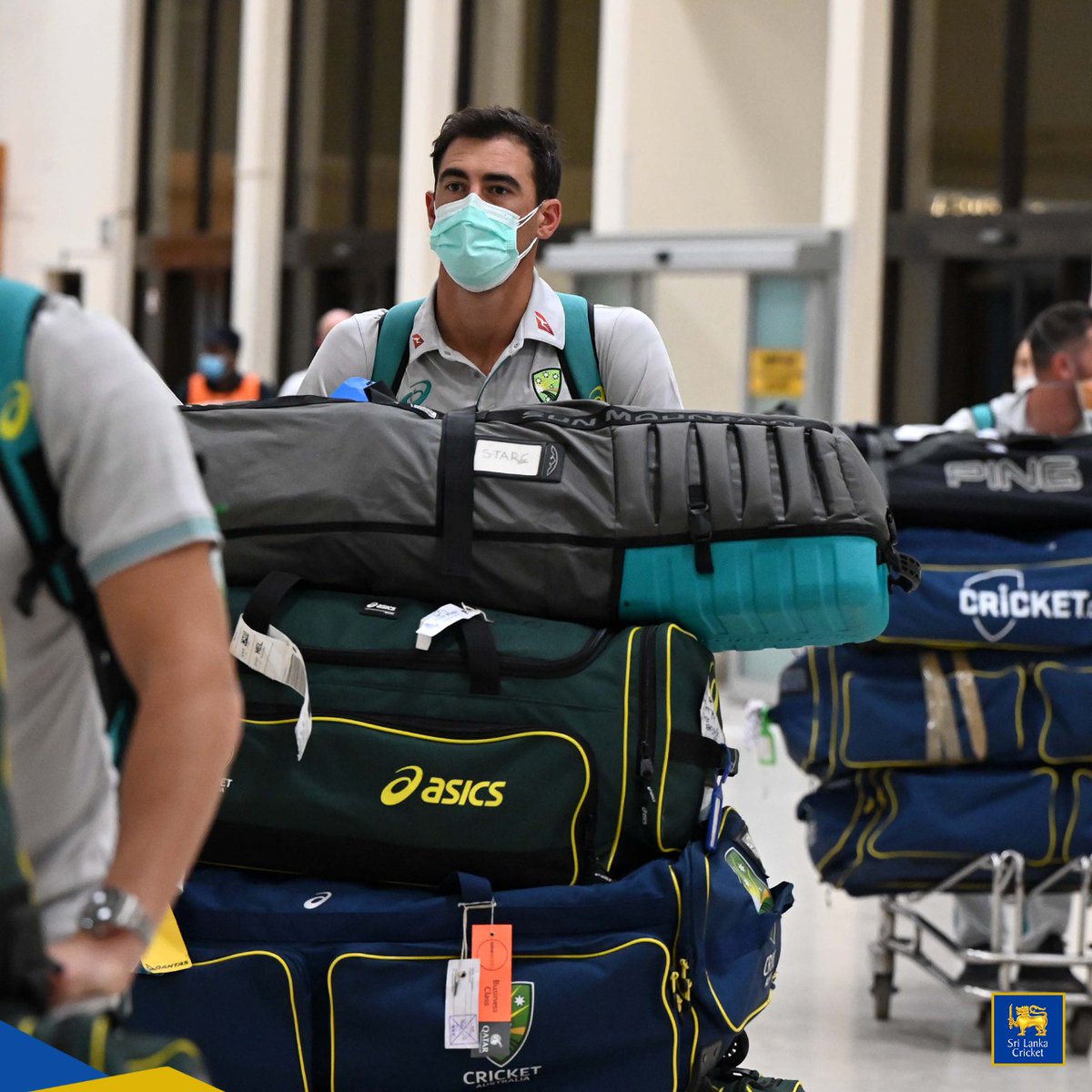 OfficialSLC's tweet photo. Welcome to Sri Lanka! 🙏

#SLvAUS | #CheerForLions https://t.co/JHPIEyiWkW