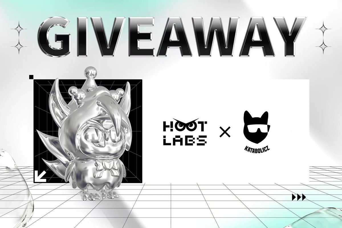 KataboliczGifts's tweet photo. 🦉@Katabolicz 𝗫 @InkeNFT 🦉

1 WL Spots Giveaways, courtesy of the HootLabs team

To enter:
✨Follow @InkeNFT @Katabolicz @KataboliczGifts 
✨Like + RT
✨Tag friends

⏳24h https://t.co/Q18IkQJ775