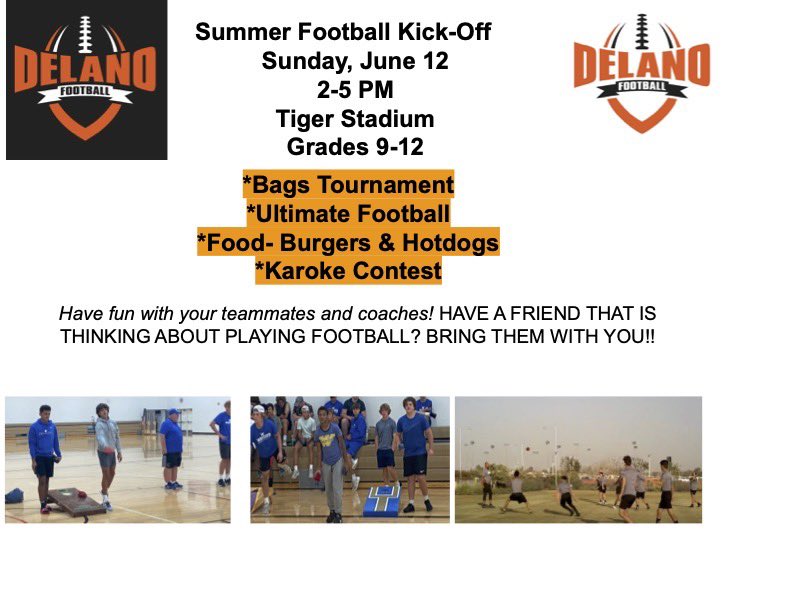 Delano Tiger Football tweet media