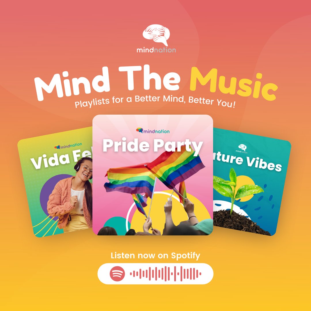 mindnation's tweet photo. New playlists are up! ๐๐ถโจ
Just look for #MindNation on #Spotify, scan the code in the photo, or click https://t.co/pB1DvMCnEn. ๐ณ๏ธโ๐๐ณ๏ธโโง๏ธ
#Pride #Pride2022 #PrideMonth #Playlist https://t.co/ABnrCwLBs4