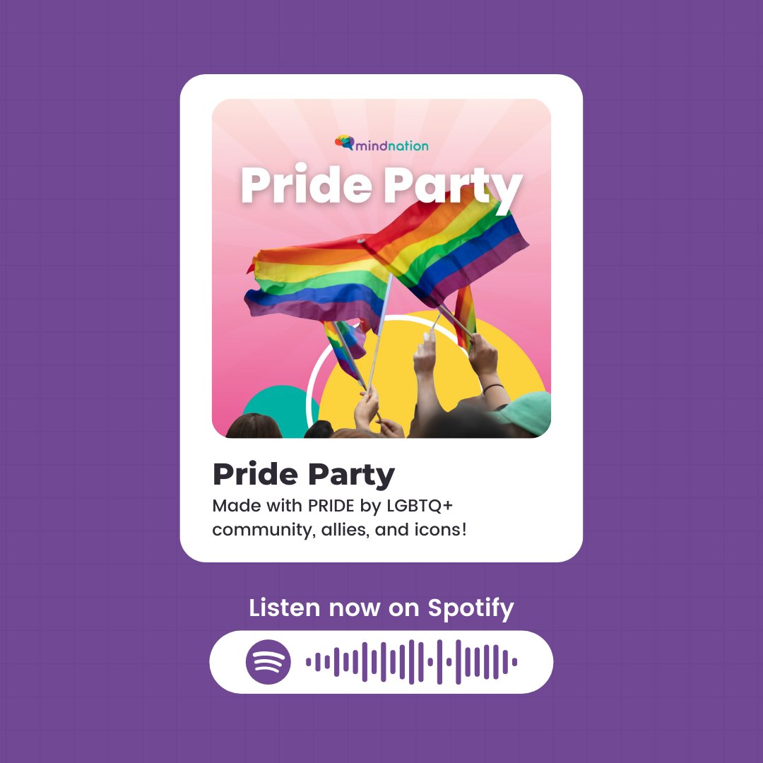 mindnation's tweet photo. New playlists are up! ๐๐ถโจ
Just look for #MindNation on #Spotify, scan the code in the photo, or click https://t.co/pB1DvMCnEn. ๐ณ๏ธโ๐๐ณ๏ธโโง๏ธ
#Pride #Pride2022 #PrideMonth #Playlist https://t.co/ABnrCwLBs4