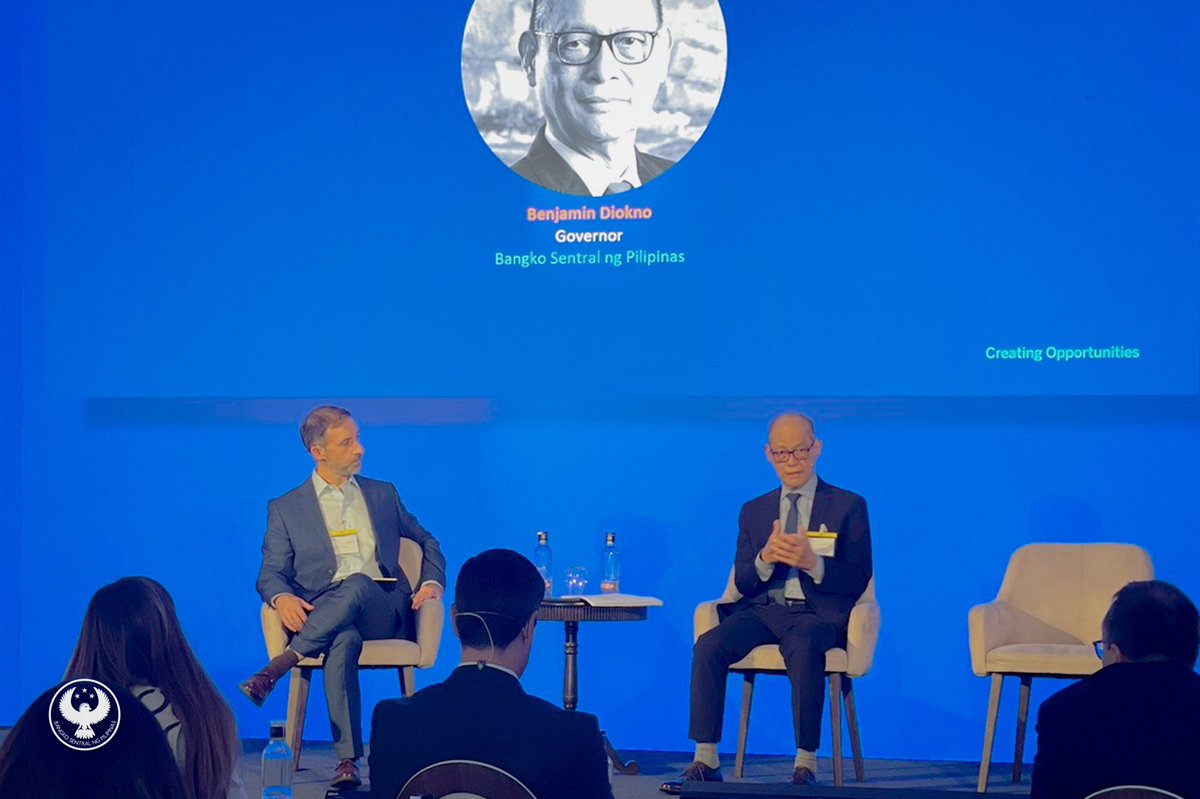 SecBenDiokno's tweet photo. On the second leg of my trip to Spain, I spoke before public sector investors and issuers in a seminar organized by BBVA.

My key message: The Philippines was one of the fastest-growing economies in the region, posting a stellar 8.3% growth in Q1 2022. https://t.co/aBtaDDQ3IM