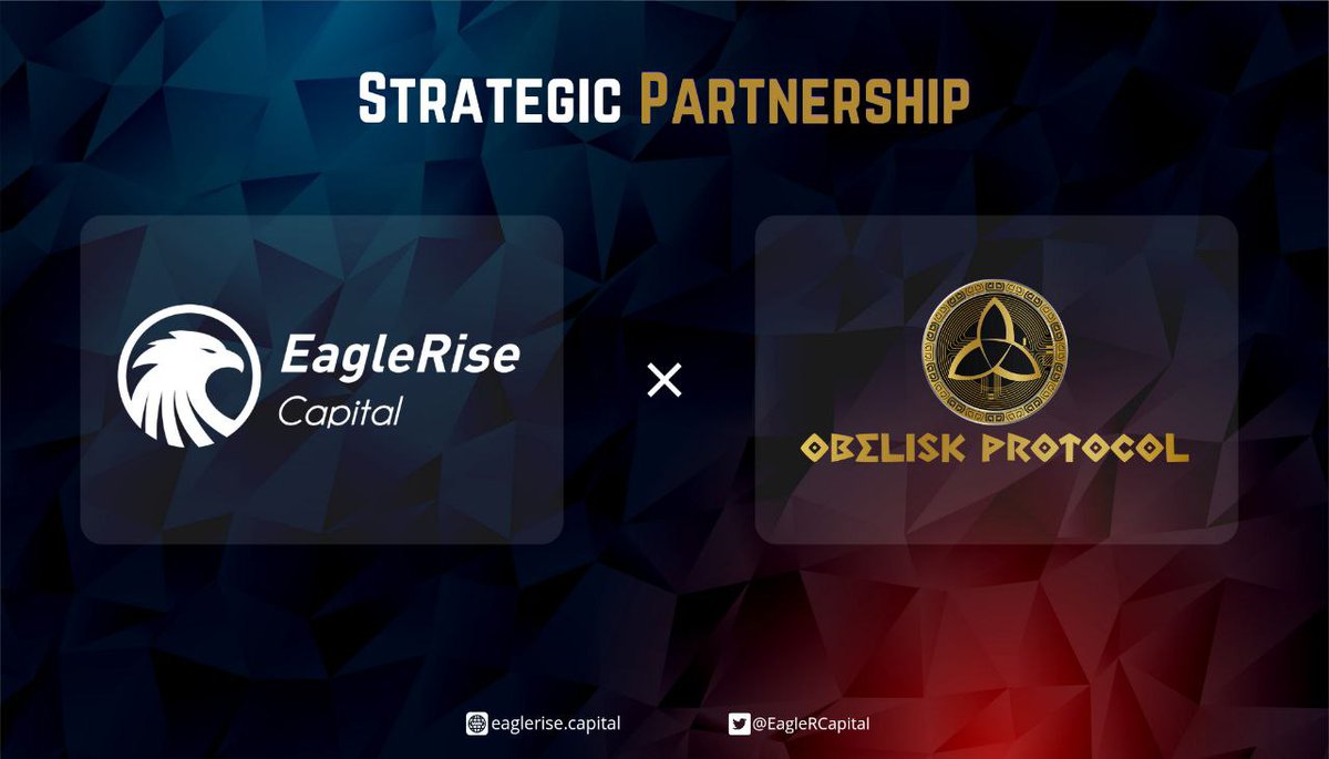 EagleRCapital's tweet photo. 📢 We are delighted to announce our Strategic Partnership with @obeliskprotocol
Multi-chain launchpad for Gamefi, Metaverse and Defi projects at BSC.
For more info, visit:-
https://t.co/yzlZmkGHWj https://t.co/gCSXQiJHaC