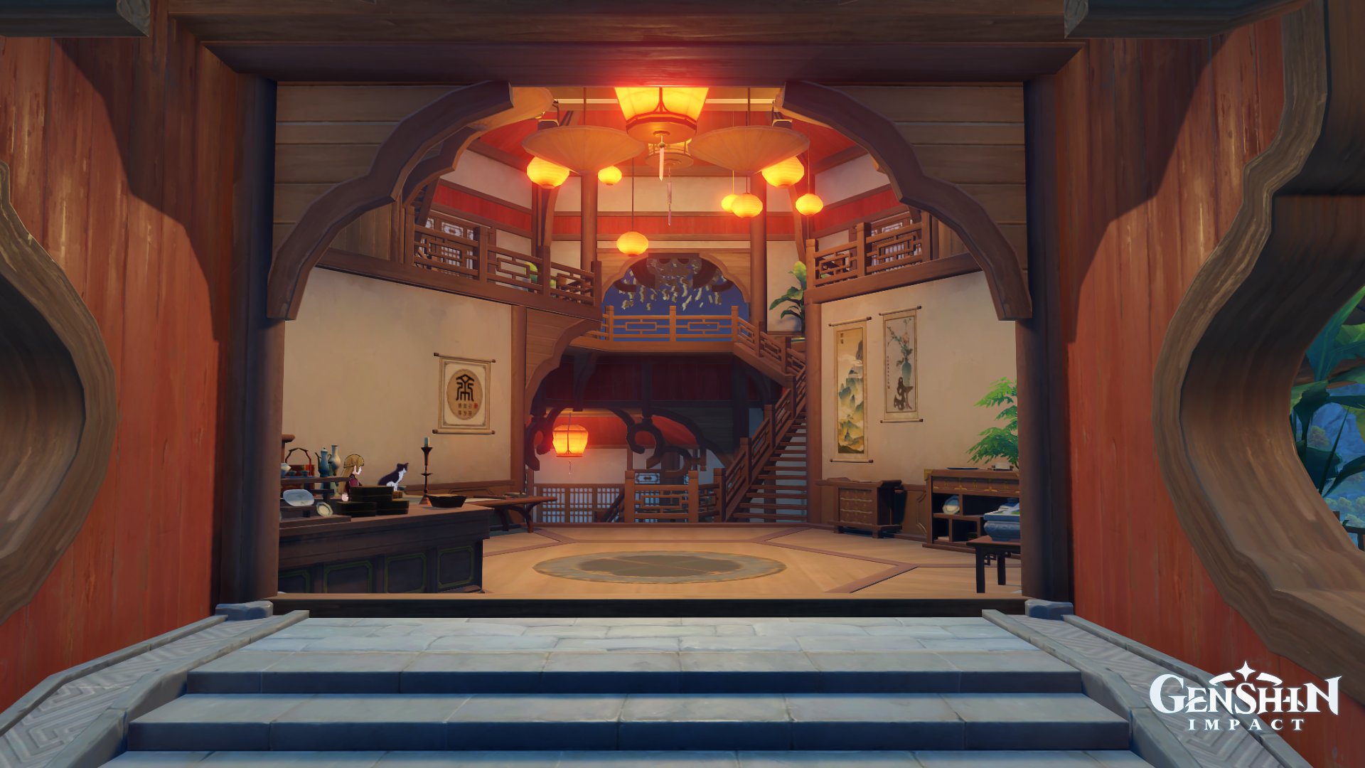 Genshin Impact Photography on Twitter "Calm Night at the Inn Wangshu