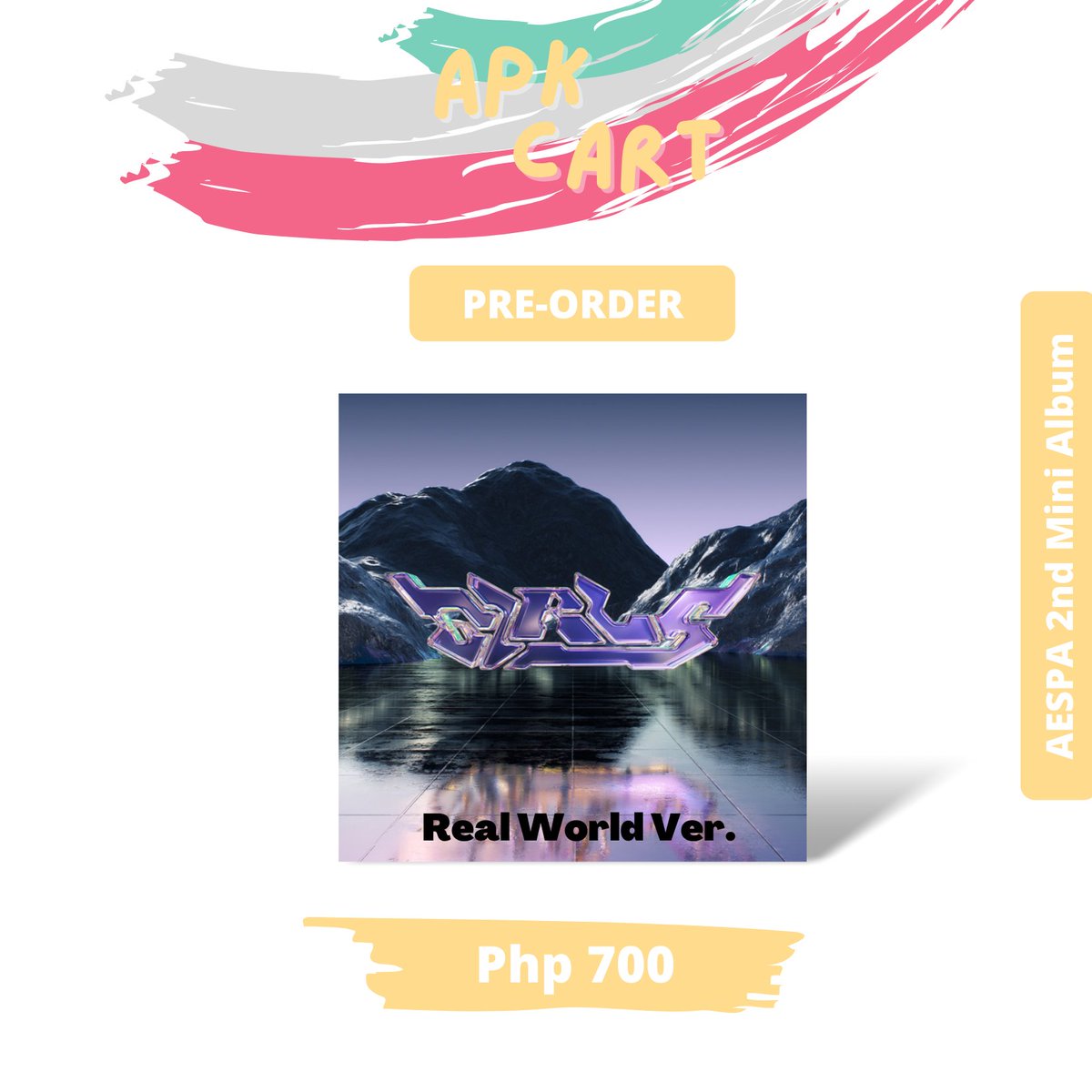 APK_Cart's tweet photo. #APKCartPreorder | WTS LFB PH GO
Pre-order AESPA 2nd Mini Album "Girls"
Sealed Album Only
💸 700 each Kwangya/Real World Ver.
💸 600 each Digipack Ver. (Random 1/5)
NORMAL ETA
Payo or DOP
DOO/DOP: June 30
MOP: GCash
MOD: J&T, SCO, Flash Express https://t.co/as6S2XrMHH