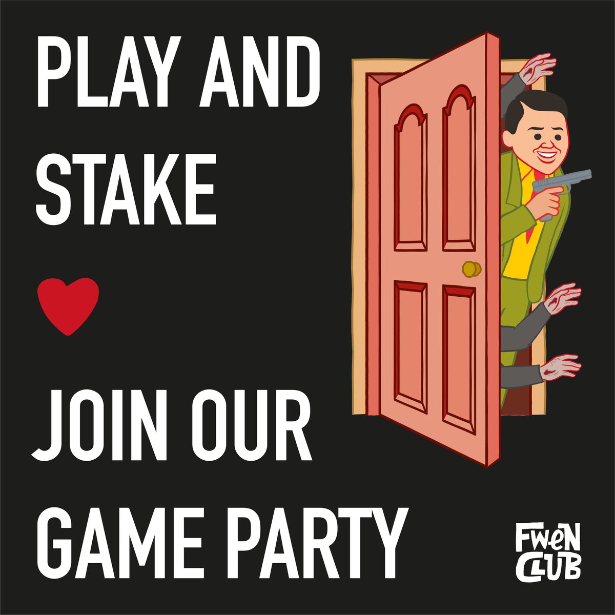 Eliminate all zombies NOW🧟‍♂️

SEIBWOZ
Date: 2 - 6 June, 3am UTC
More details: seibwoz.fwenclub.com 

Btw, don't miss out our GAME PARTY today! We will invite our special FWENs and community members!
Date:  2 June 1pm UTC @ FWENCLUB Discord