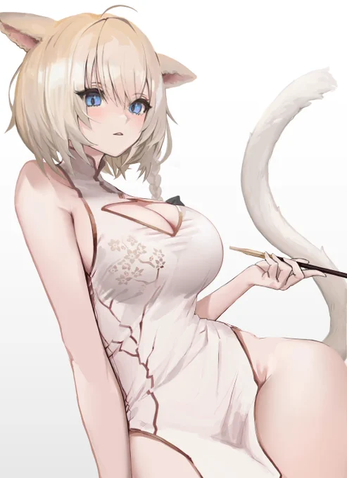 チャイナドレスミコッテ #FF14 #FFXIV 