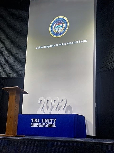 ATFDetroit's tweet photo. @ATFDetroit Special Agents conduct Public Safety Training educating the #WyomingMI community on security concerns, including active assailants. #ATF50 https://t.co/coMNBLNt9u