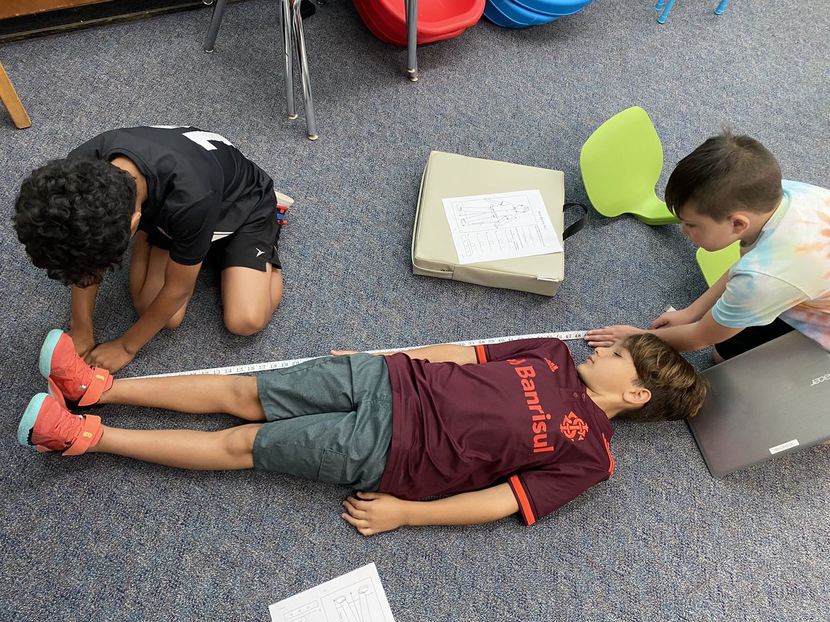 Hopp2nd's tweet photo. M is for ‘Me’ Day and students created a Google Drawing about themselves and used their Measuring skills to find out how big they are! @MOSandshore @Jen1Curry @kristymc24 https://t.co/5o3V04fnOO