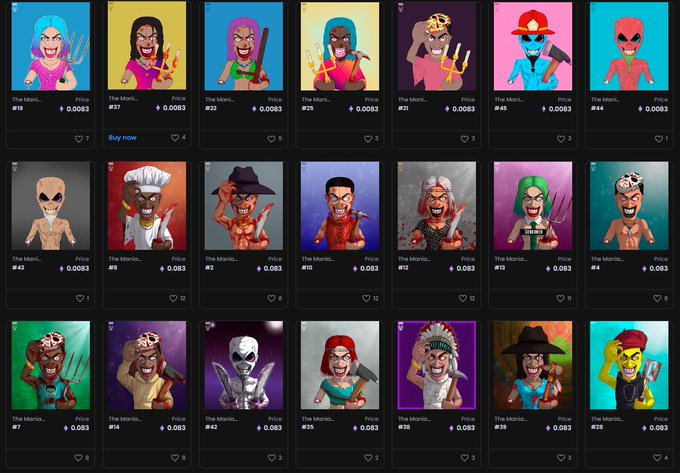 DonTots1's tweet photo. Check out 'THE MANIAC NEIGHBOR COLLECTION'

!The Maniac Neighbor!🔥

En tiempos de caos reina la locura...🔥

!Ya disponibles!

Prices of 0.0083 - 0.083 - 0.83 ETH💎

#Nft #Nfts #Opensea #polygonNFT #NftArt #nftcollector #nftcollectors

https://t.co/UpjJylqe8w https://t.co/G7NFpV1Fle
