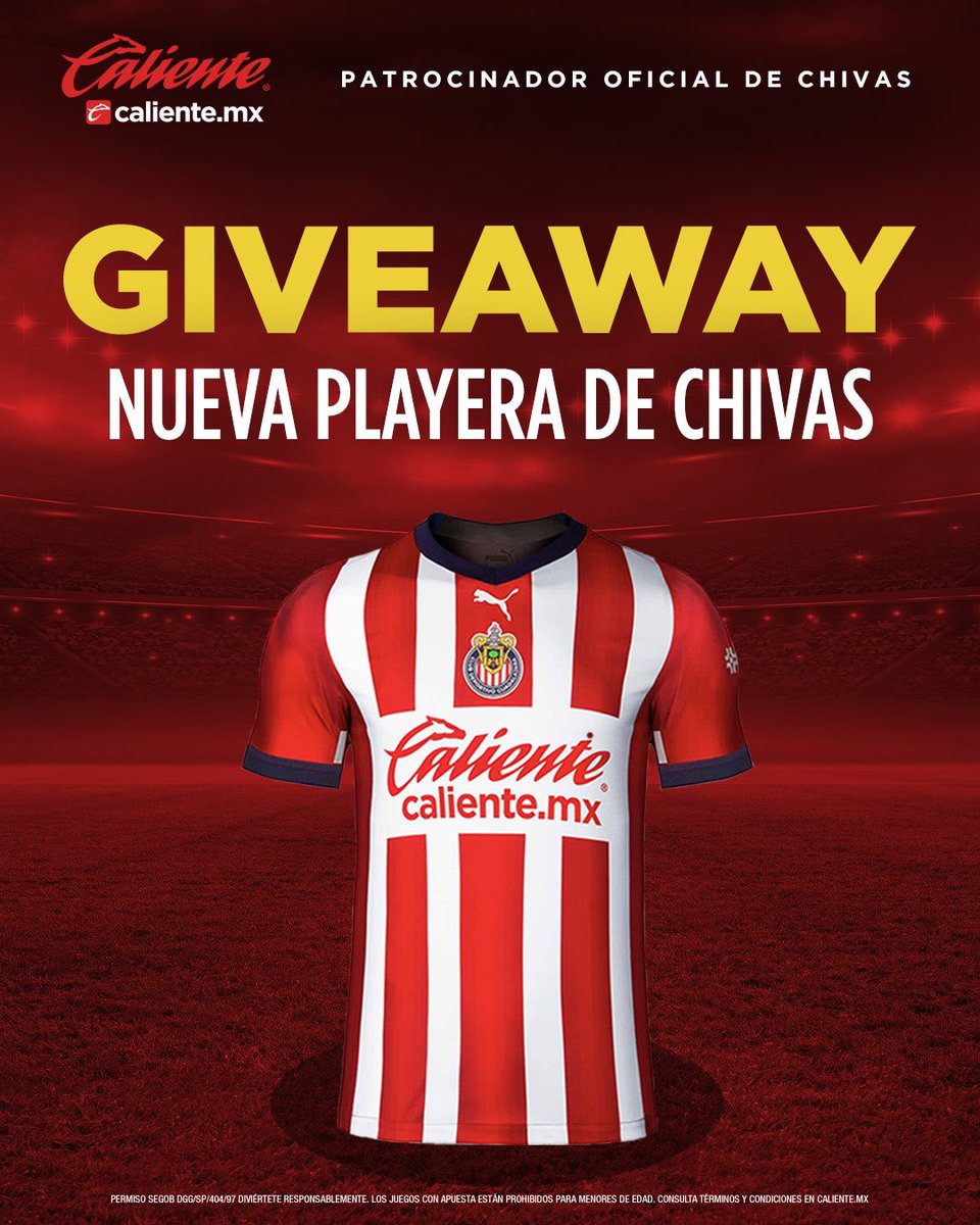 calientesports's tweet photo. 💥 ¡GIVEAWAY CHIVAHERMANO! 💥

¡GANA EL JERSEY QUE OCUPARÁ EL REBAÑO EN LA SIGUIENTE TEMPORADA! 👕🐐🤩

1️⃣ Sigue a @calientesports
2️⃣ Dale LIKE ❤️ y RETWEET 🔁
3️⃣ Comenta este tuit con el hashtag #MásAcciónMásDiversión

¡Se rifará un JERSEY entre todos los que participen! 📲 https://t.co/zIev9JJRql