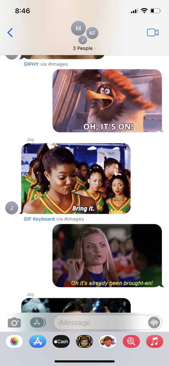 BingeMomming's tweet photo. What’s the point of even having siblings if you don’t get into an occasional gif battle? https://t.co/ZbHk9wiugh
