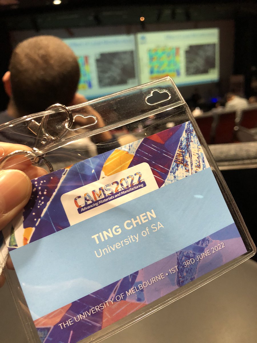 Ting-Chong (Rufus) Chen (@rufusting) on Twitter photo It’s been a great experience so far to be able to present my poster for the 1st time at CAMS 2022 conference! Thank you for the amazing CAMS organising committees to make this trip possible for everyone! 😃 #CAMS2022 <a href="/UniSAFII/">UniSA Future Industries Institute</a> <a href="/arcseam/">SEAM, ARC Training Centre</a> It’s been a great experience so far to be able to present my poster for the 1st time at CAMS 2022 conference! Thank you for the amazing CAMS organising committees to make this trip possible for everyone! 😃 #CAMS2022 <a href="/UniSAFII/">UniSA Future Industries Institute</a> <a href="/arcseam/">SEAM, ARC Training Centre</a>