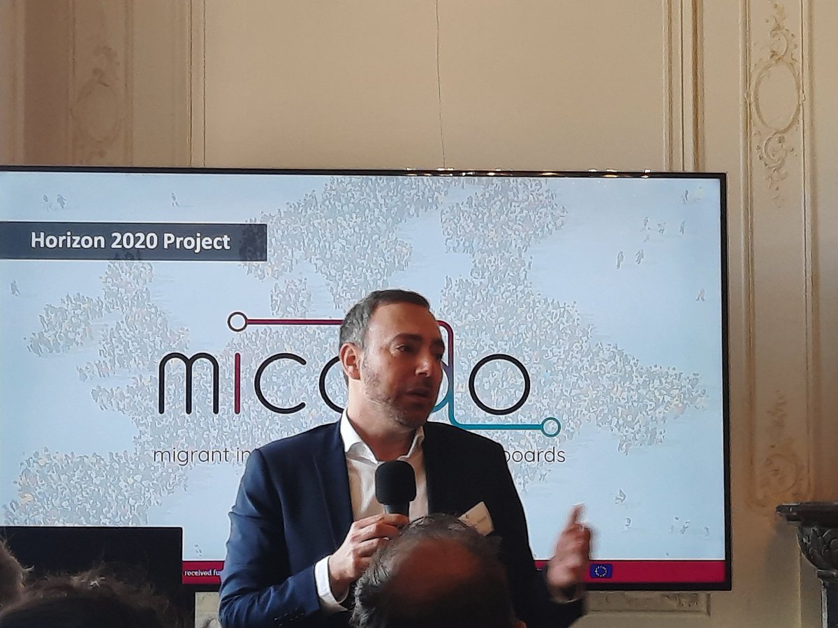 At the <a href="/H2020Micado/">MICADO H2020</a> conference 'Digital solutions for migration challenges' at HanseOffice 🇩🇪 we kicked off with an introduction by MEP <a href="/SLagodinsky/">Sergey Lagodinsky</a> "When  I was a newcomer in Hamburg in the 90-ies, we were left on our own." 
ICT makes a big difference in migrant integration!