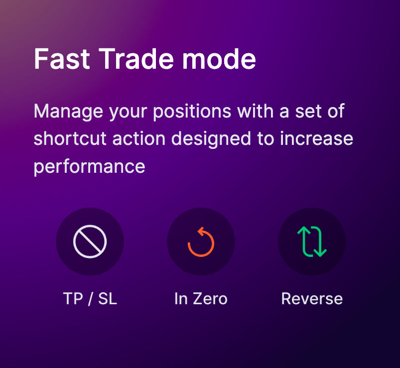 buycrypt_com's tweet photo. FAST TRADE MODE is your superpower for the Trading Tournament!

⚡TP/Sl - Take Profit/Stop Loss.

⚡In Zero - Position will be closed with the transaction fee included. Your balance will remain unchanged.

#buycrypt #trader #cryptotrading #binance $BNB $BTC $ETH $USDT #battle https://t.co/LQIBIEUpFj