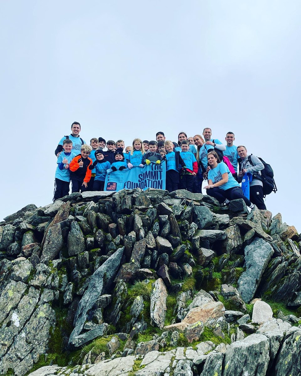 Yesteday these group of children aged between 4-12 climbed Snowdon all to raise funds for The Summit Foundation. They absolutely smashed it and hit the summit in 2 hours 45 mins. To sponsor please click here gofund.me/73609784