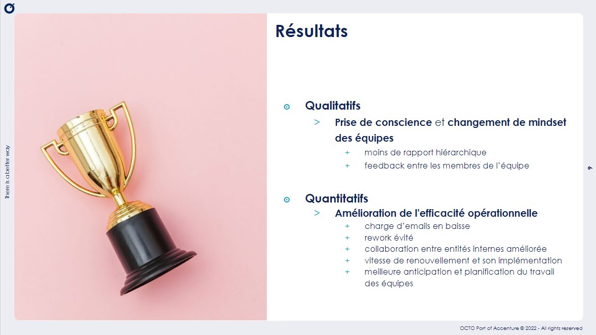 OCTOTechnology's tweet image. [#LeComptoir] EN LIVE ! 🤗🗣

Prenez connaissance des résultats quanti et quali de cette #transformation ⬇️
👉 Prise de conscience et changement de mindset
👉 Amélioration de l&apos;efficacité opérationnelle

Avec @AllianzTradeFR @FredLenci, Antoine BERNARD, Lucie QUACH 🤩
#OCTOEvents