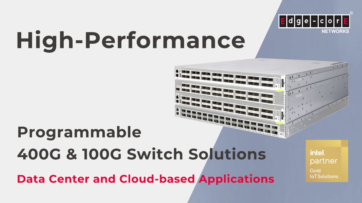 EdgecoreNetwork's tweet photo. Why #Programmable matters? Programmable switch ASICs not only can customize the behavior of switches, but also exploit unique characteristics of #datacenters to scale. 
Check Edgecore #Highperformance, Programmable #400G &amp; 100G Switch Solutions: https://t.co/D6BYZzhXr4 https://t.co/wGazjYVsyx