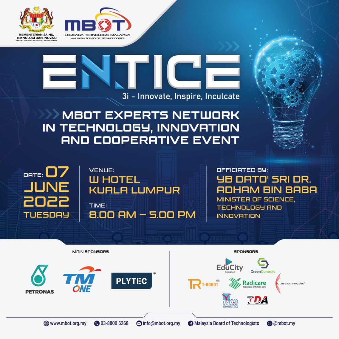 tr_trobot's tweet photo. Come and meet us at MBOT ENTICE 2022 Event! ENTICE Event is just in 4 days time, which is on 7 June 2022. Mark this date down and be sure to drop by our booth. Our T-Robot team are excited and can't wait to meet and share with you all about our product and services.
#trobot #mbot https://t.co/XlqIpurdvE