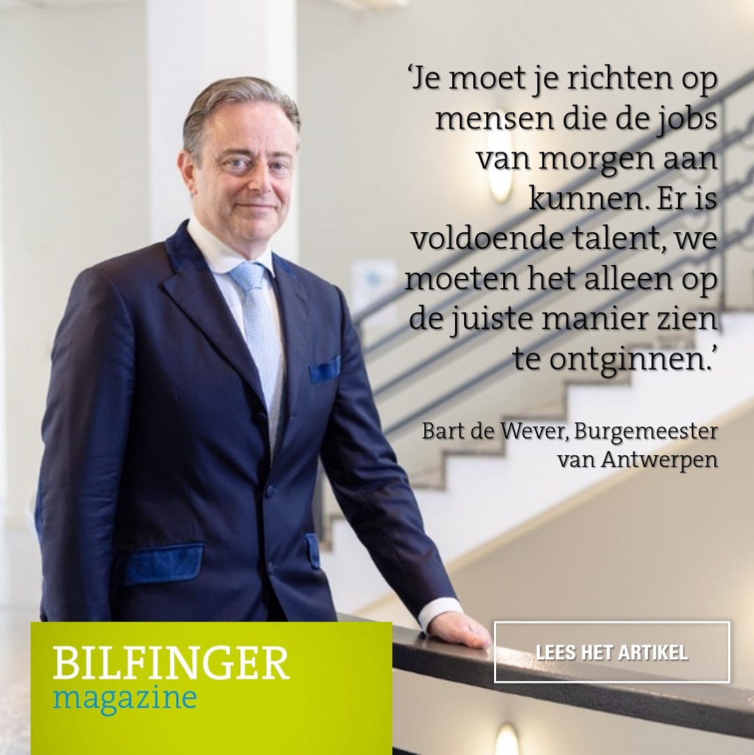 De energietransitie biedt kansen op een beter klimaat én meer welvaart. Die boodschap wil burgemeester van Antwerpen Bart De Wever uitdragen.  Wij interviewde hem voor Bilfinger Magazine over de #arbeidsmarkt, Antwerpse #industrie en de #energietransitie. ow.ly/VIVe50JnTxv