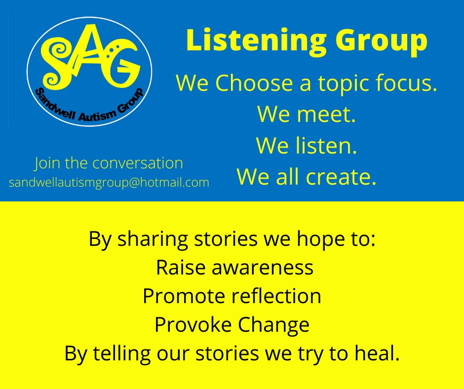 Take a look at our digital stories created by our listening group.  The current focus is the MAA for autism.
youtube.com/channel/UCEy9w…
If you want to join our convesation do get in touch.