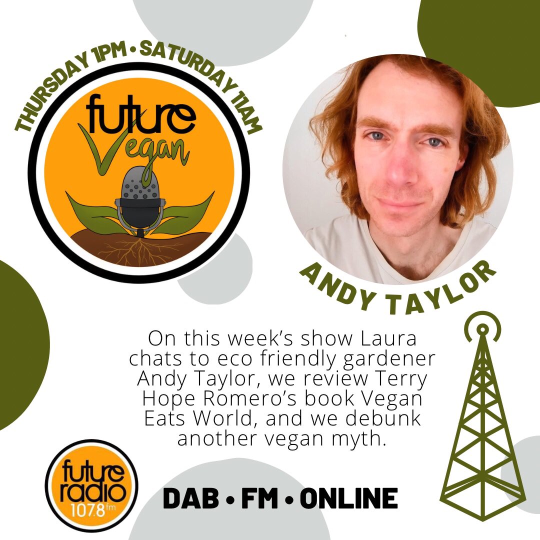 FutureVeganShow's tweet photo. On @futureradio at 1pm 📻✨ #norwich #vegan #communityradio #plantbased #veganism #animalrights #veganuk #veganlife #ukvegan #veganpower #VeganNorwich #veganradio #vegancommunity #plantbasedvegan #veganic https://t.co/zeUt5YkuoM
