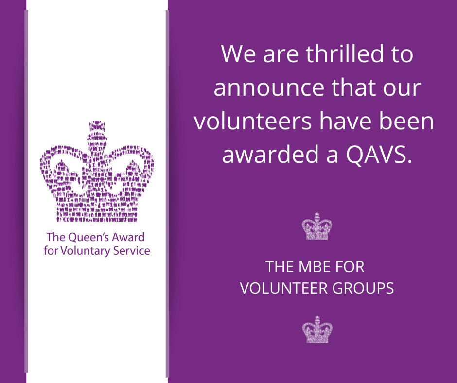 Today PCrefurb volunteers receive the Queen's Award for Voluntary Service. The QAVS aims to recognise outstanding work by local volunteer groups to benefit their communities. Congratulations to all our volunteers. #QAVS2022 @QueensAwardVS