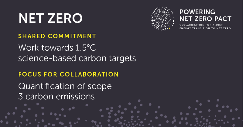SSE's tweet photo. With 10 other global companies, SSE launched the Powering Net Zero Pact. The Pact is a @COP26 legacy to encourage collaboration at all tiers of the power sector to support #netzero #climateaction and the #justtransition.
#PowerPact