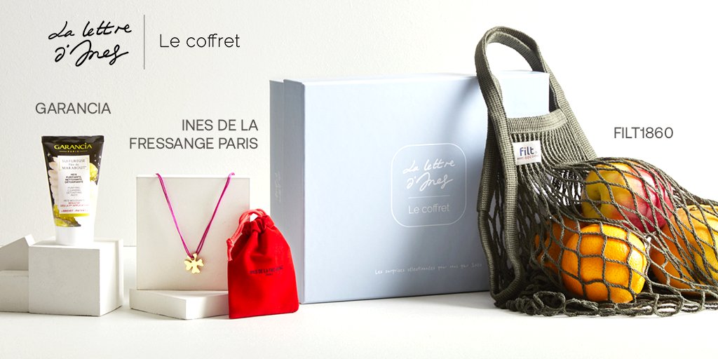 Découvrez la nouvelle édition du coffret d’Ines de la Fressange : bit.ly/3hUjK6E

Avec <a href="/FiltFrance/">FILT1860</a>, Garancia et Ines de la Fressange Paris ! 

#box #coffret #lifestyle #garancia #inesdelafressange #lalettredines #beaute #mode