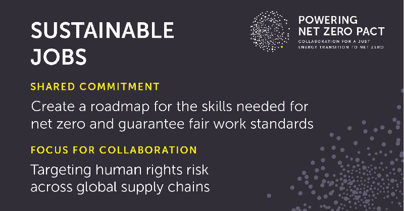 SSE's tweet photo. With 10 other global companies, SSE launched the Powering Net Zero Pact. The Pact is a @COP26 legacy to encourage collaboration at all tiers of the power sector to support #netzero #climateaction and the #justtransition.
#PowerPact