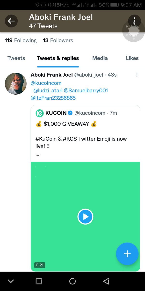 aboki_joel's tweet photo. @kucoincom https://t.co/VM3j39OPXh
