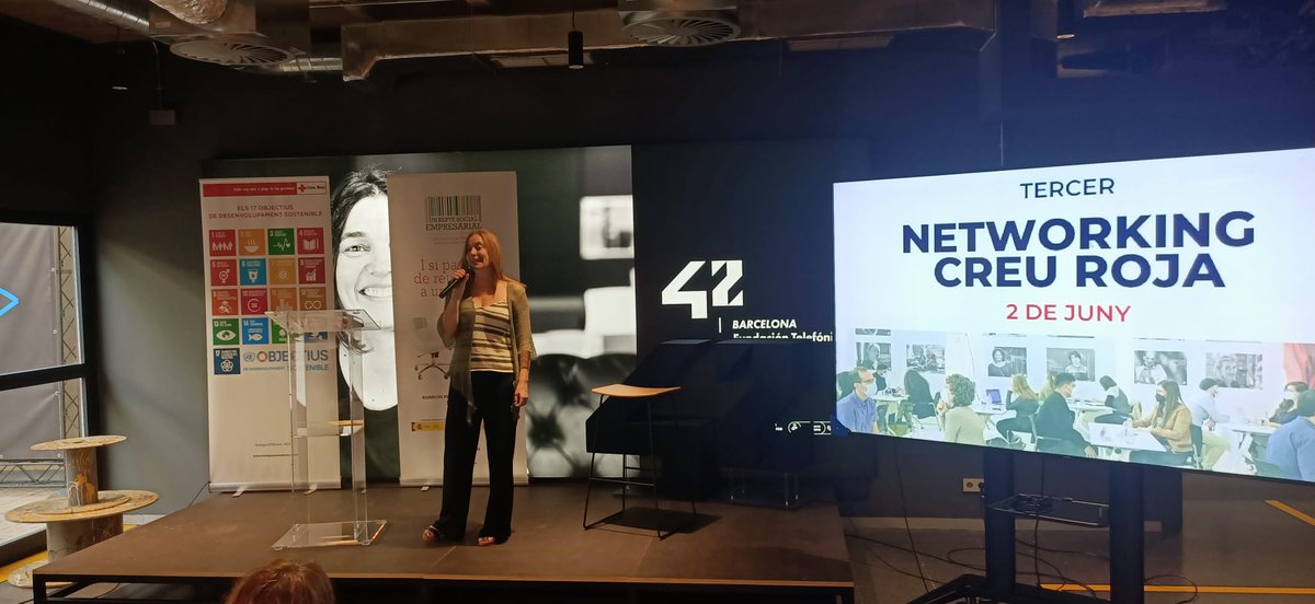 OcupacioCR's tweet photo. "El campus 42 Barcelona, està situat en el parc tecnològic de BCN activa que treballa en tres línies, l'emprenedoria, el suport a les empreses i la inserció laboral del talent." Lourdes Sugranyes, Directora d’Ocupabilitat Inclusiva i formació, Barcelona Activa

#CREUemTalents https://t.co/JQbWf6yL50