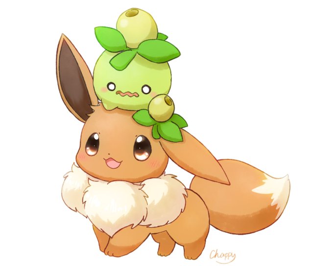 新ポケモンのミニーブとイーブイで
ミニーブイ🍀 