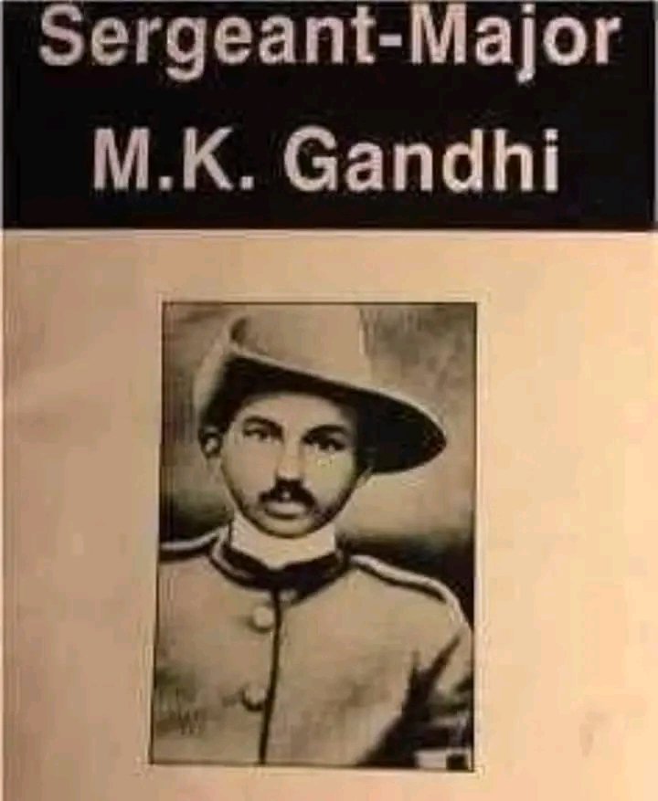 Drsunandambal's tweet photo. Did you know that Mahatma Gandhi was once a Sargent -Major in British army.
Kaiser-e-Hind was given to him by the British Government for his services during the Boer War (1899-1902). It was awarded by the Governor-General of India Lord Hardinge II (1910-1916) in the year 1915 . https://t.co/qZ6fBlbhoY