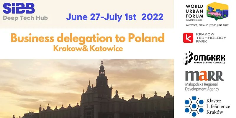 SIBBeV's tweet photo. Join our business delegation to Poland (Krakow and Katowice) from June 27th to July 1st and discover one of the most vibrant #IT and start-up scenes in #Poland!

The day-by-day agenda is already mapped out - follow the link to check it out and sign up: https://t.co/p45td0r4HY https://t.co/KBNqOzetsS